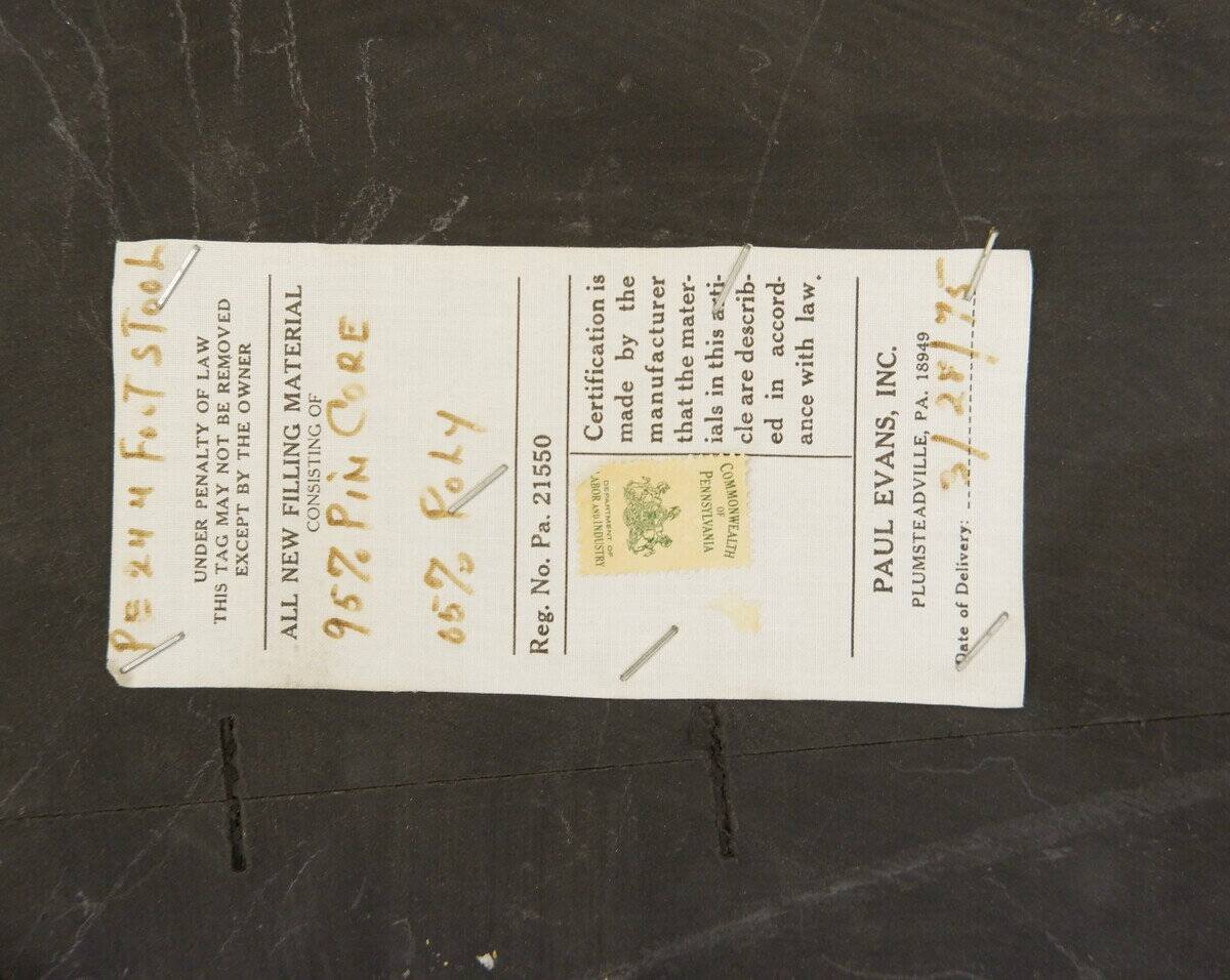 Tabouret ou ottoman de vanité de la série Cityscape par Paul Evans - 1970