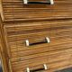 Commode vintage en rotin 1960