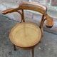 Viennese curved wood armchair Fischel circa 1920