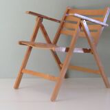 Vintage wood folding garden set.