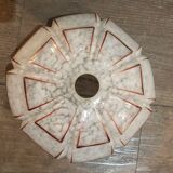large clichy glass ceiling globe
