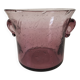 Biot style purple blown glass champagne bucket