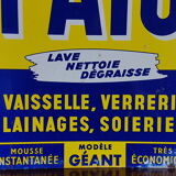 Paic vintage printed enamel sheet laundry 70