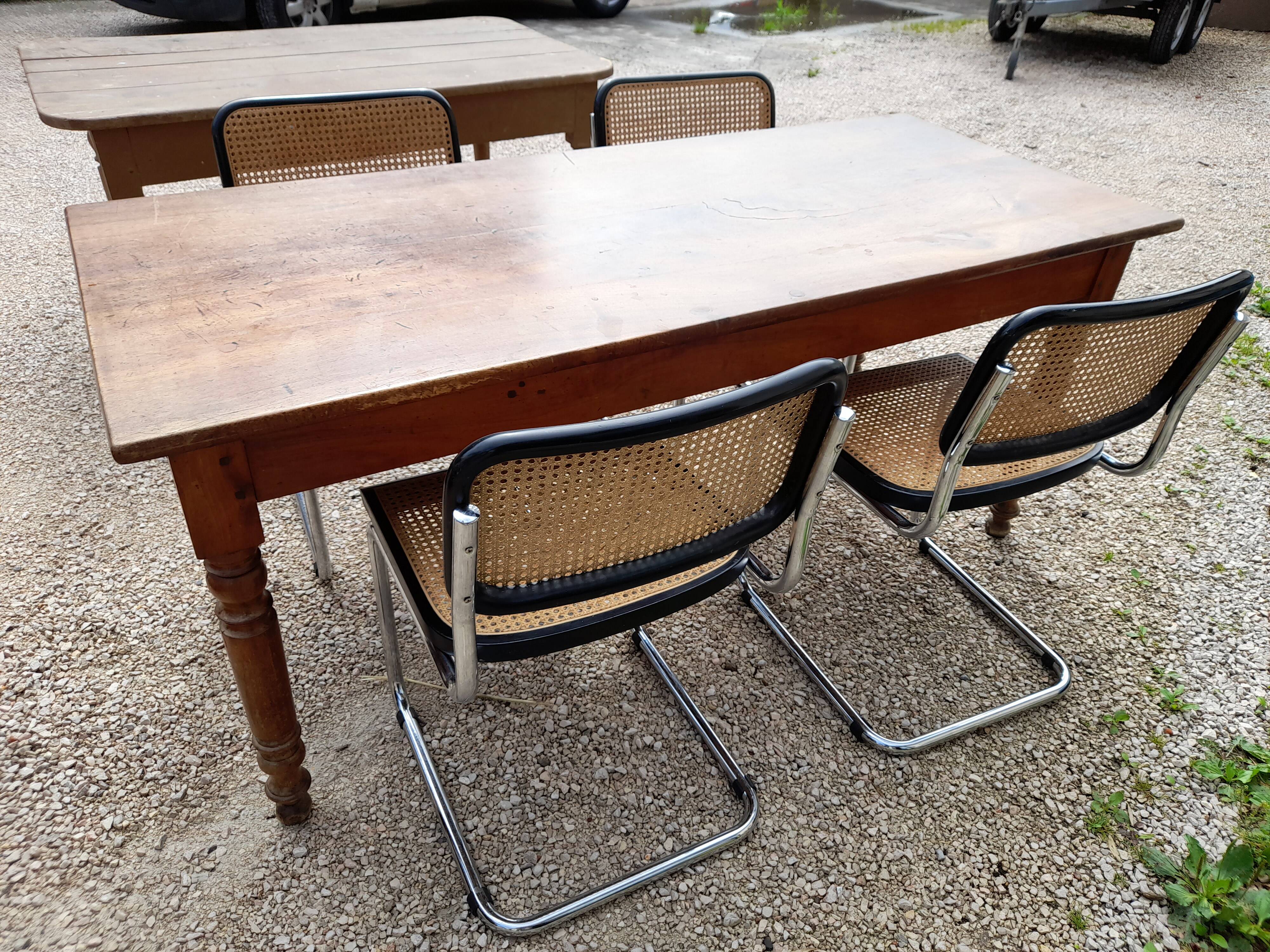 Serie de 4 Chaises B32 de Marcel Breuer