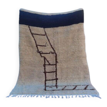 Handmade traditional natural wool rug 150/250 cm