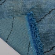 Turqouise Vintage Handmade Hemp Rug sku 3001
