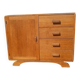 Vintage wooden sideboard refurbished – 1 door and 4 drawers