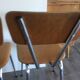 2 chairs in faux leather