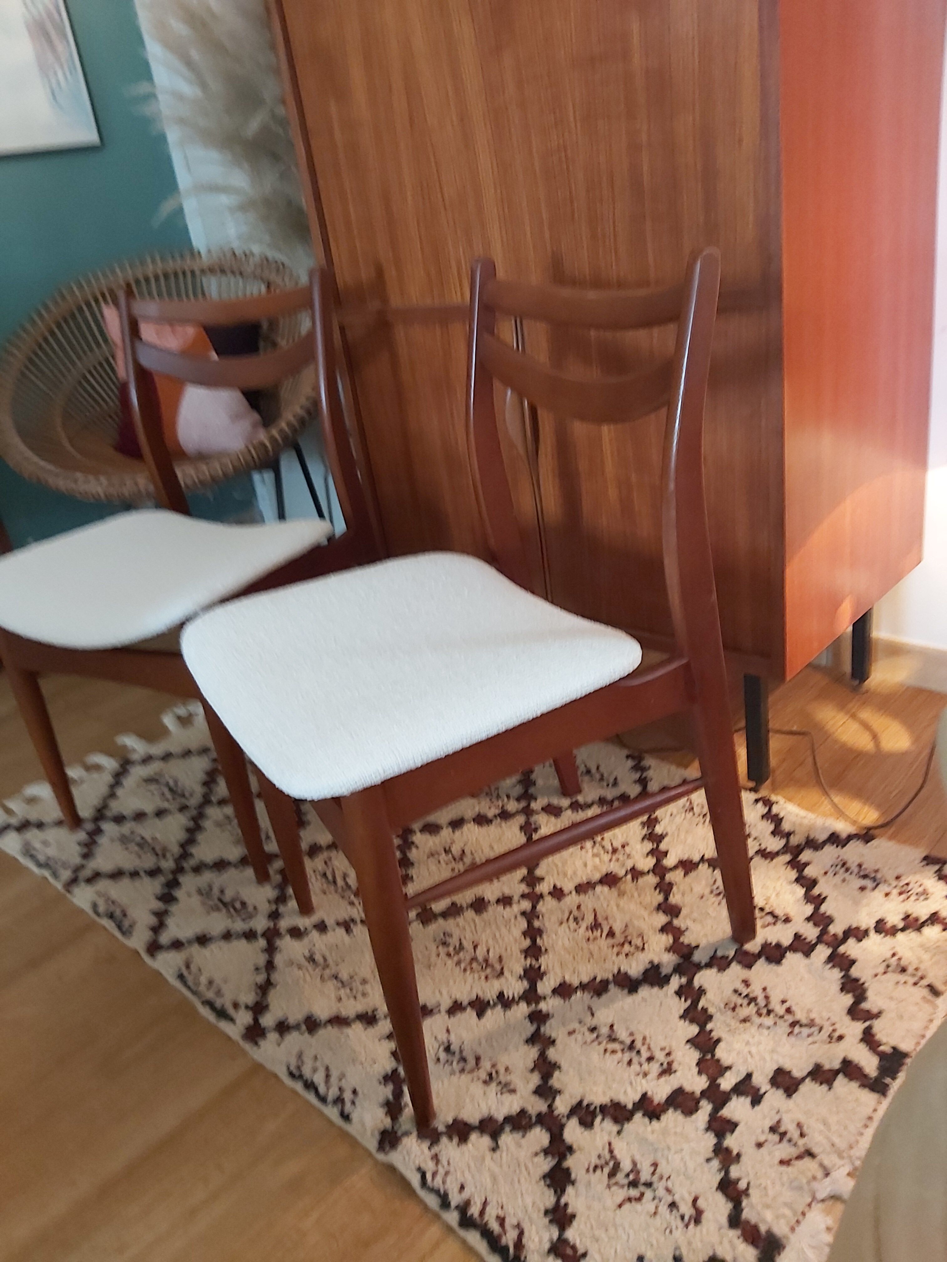 Pair of vintage scandinavian chairs