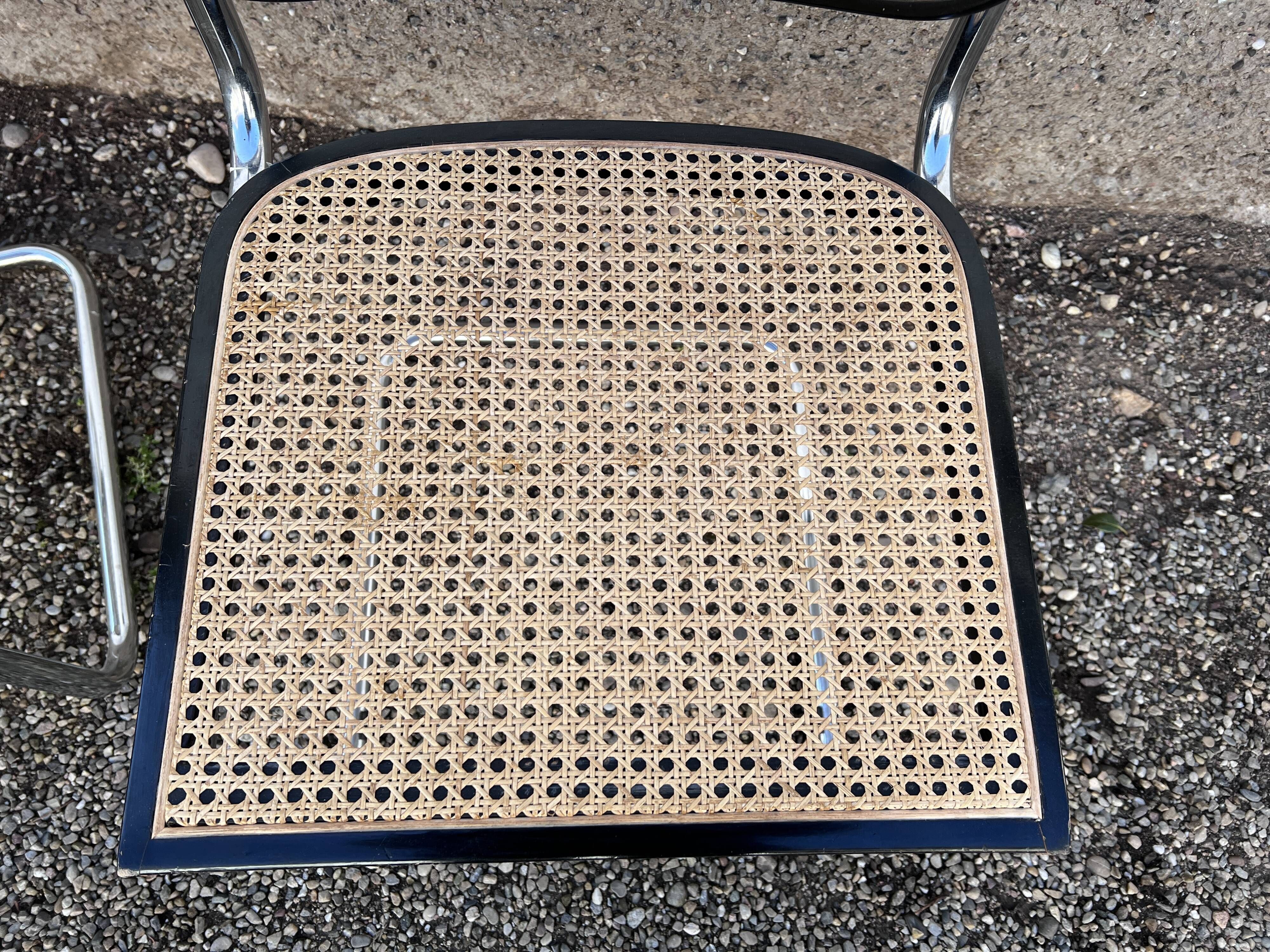 Pair of Cesca B32 chairs by Marcel Breuer, 1950