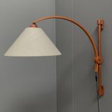Danish teak wall lamp by Domus Denmark 1970s