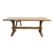 Table de style monastère en chêne massif