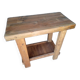 90cm old solid wood workbench