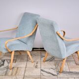 Pair of TON armchairs designed by Jaroslav Smidek, Czechoslovakia, 1960s