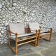 Pair of Safari Cikada armchairs by Bengt Ruda for IKEA, Sweden, 1970.