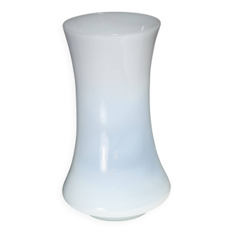 CYLINDRICAL VASE IN OPALESCENT GLASS, 1960s