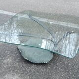 Brutalist coffee table from the 80s