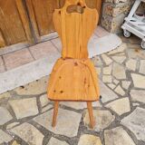 Chaise brutaliste vintage