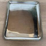 Silver metal tray