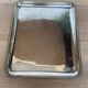Silver metal tray