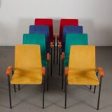 Set of 8 Pigalle chairs by Caramia for XO, 1990