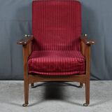 Morris chair in Mahogany, Arts & Crafts style – Early 20th century