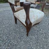 19th century Voltaire armchair with reclining backrest