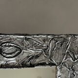 Vintage stamped mirror