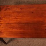 19th Century Refectorial Table in Cherry Wood with a width of 92cm