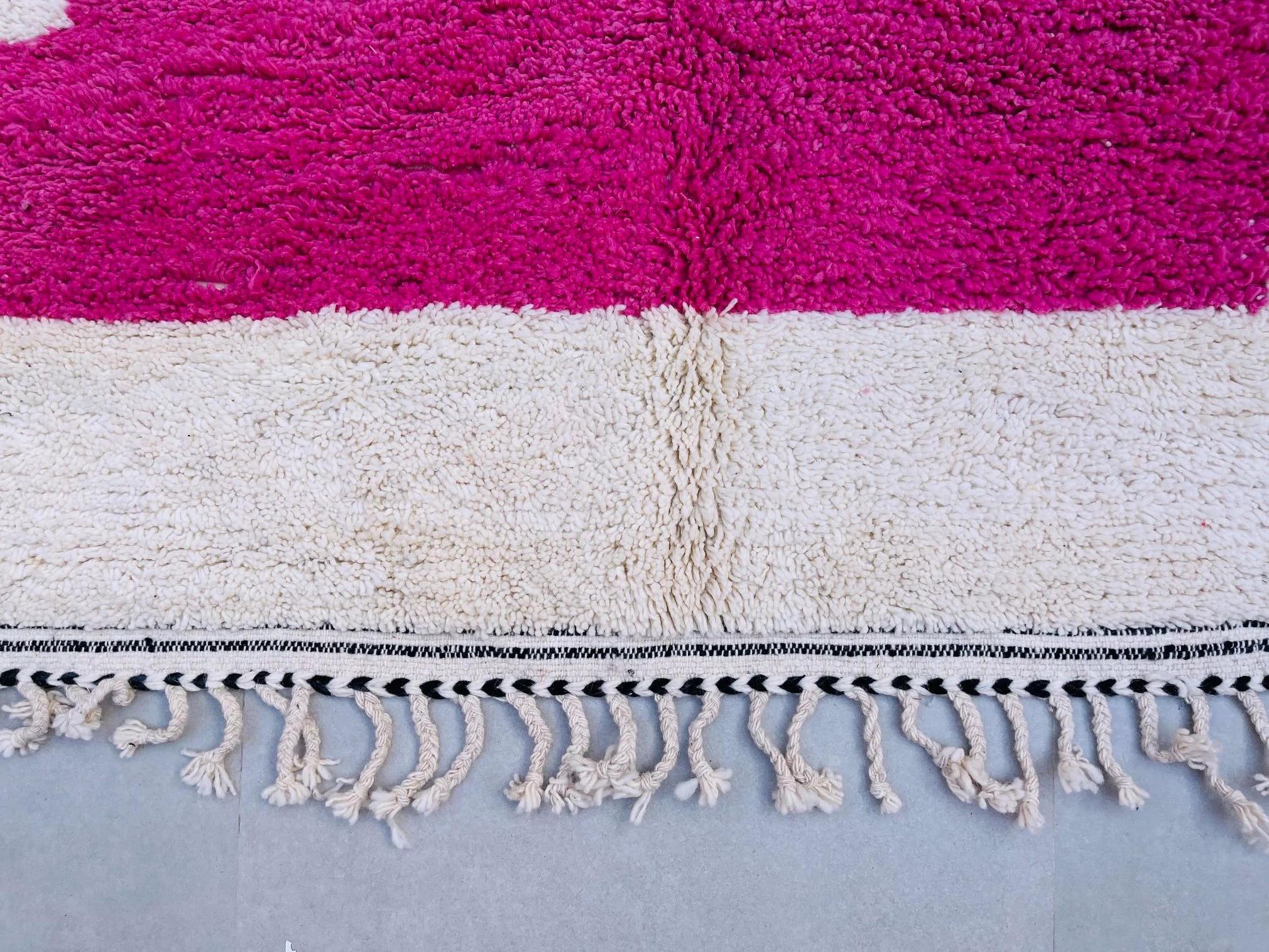 Abstract Moroccan rug - Beni Ouarain rug 2.5/1.5