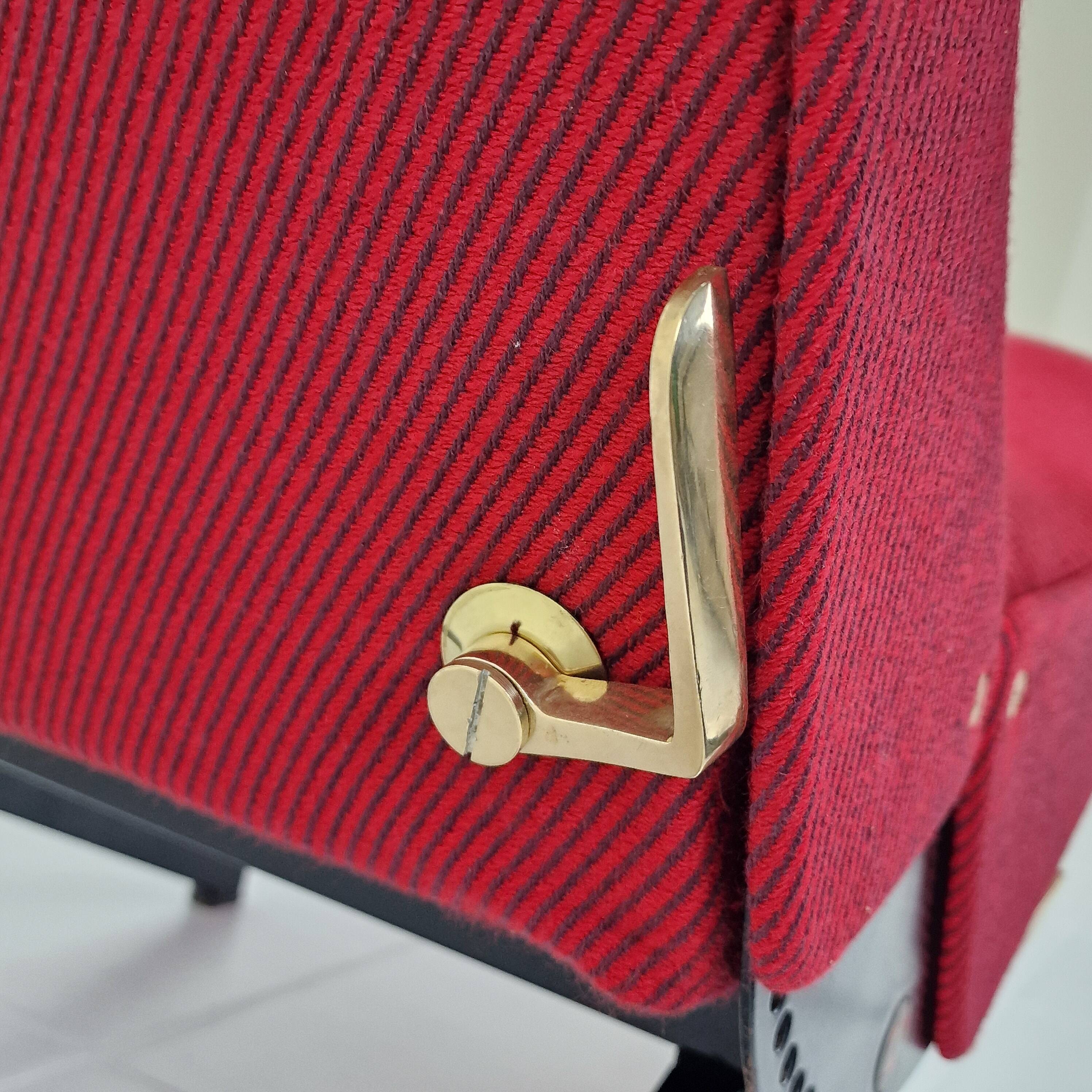 P40 Reclining Lounge Chair by Osvaldo Borsani for Tecno, 1950's