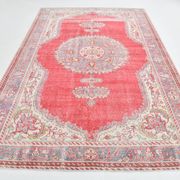 Red & Cream Classic Turkish Vintage Rug, 205x310Cm