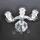 Pair of candlesticks model Regency Crystal Baccarat 1930