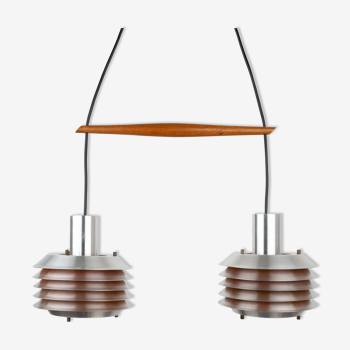 Paire de suspensions vintage danoises des années 1960
