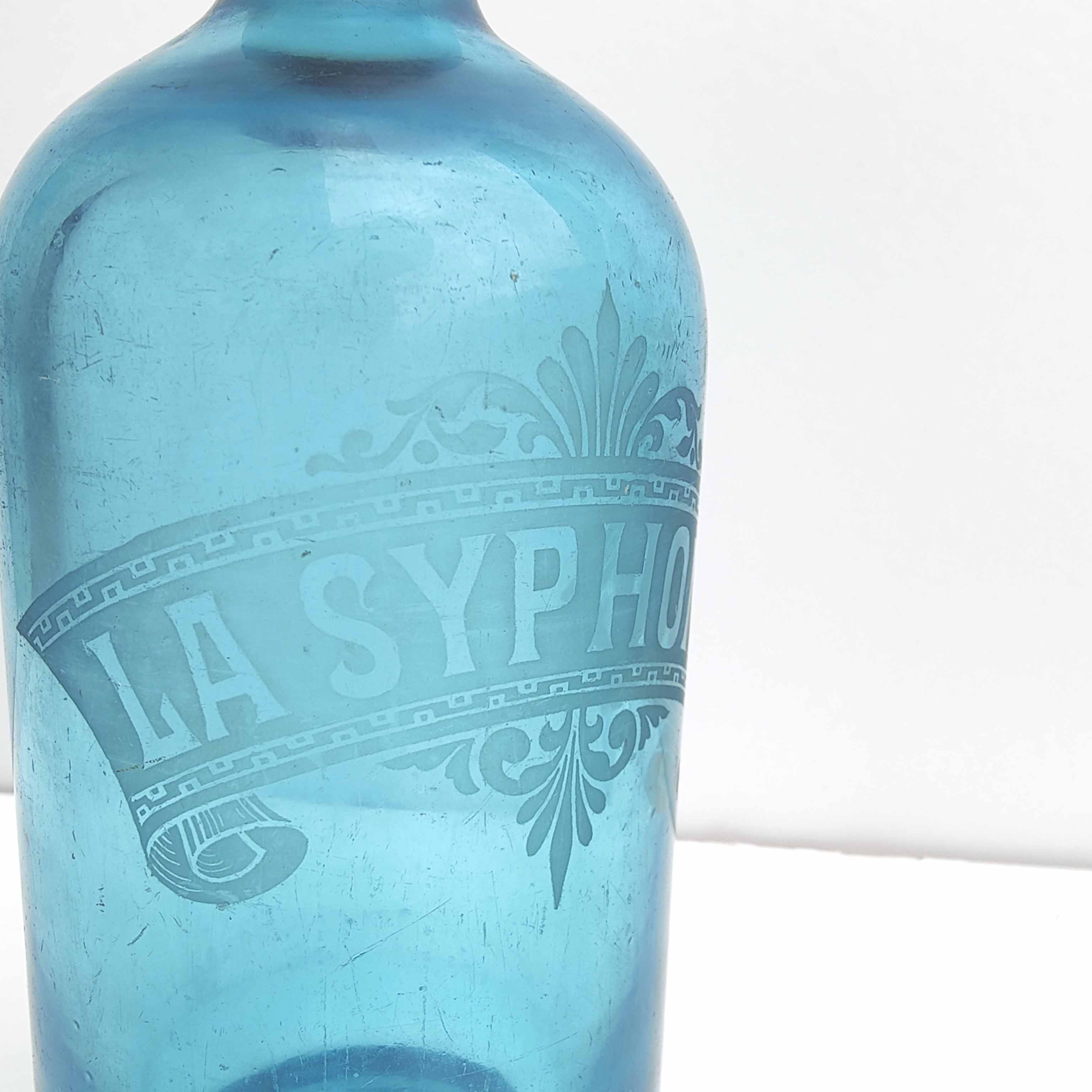 Siphon bistro vintage blue