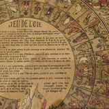 Jeu de l'oie et dames très ancien