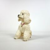 Pair of poodles, ceramics, Mid-century