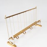 Vintage German coat rack brass circa 1950