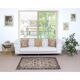 Handmade Turkish Rug for Bohemian and Classic Interiors. Vintage Floral Design Accent Rug