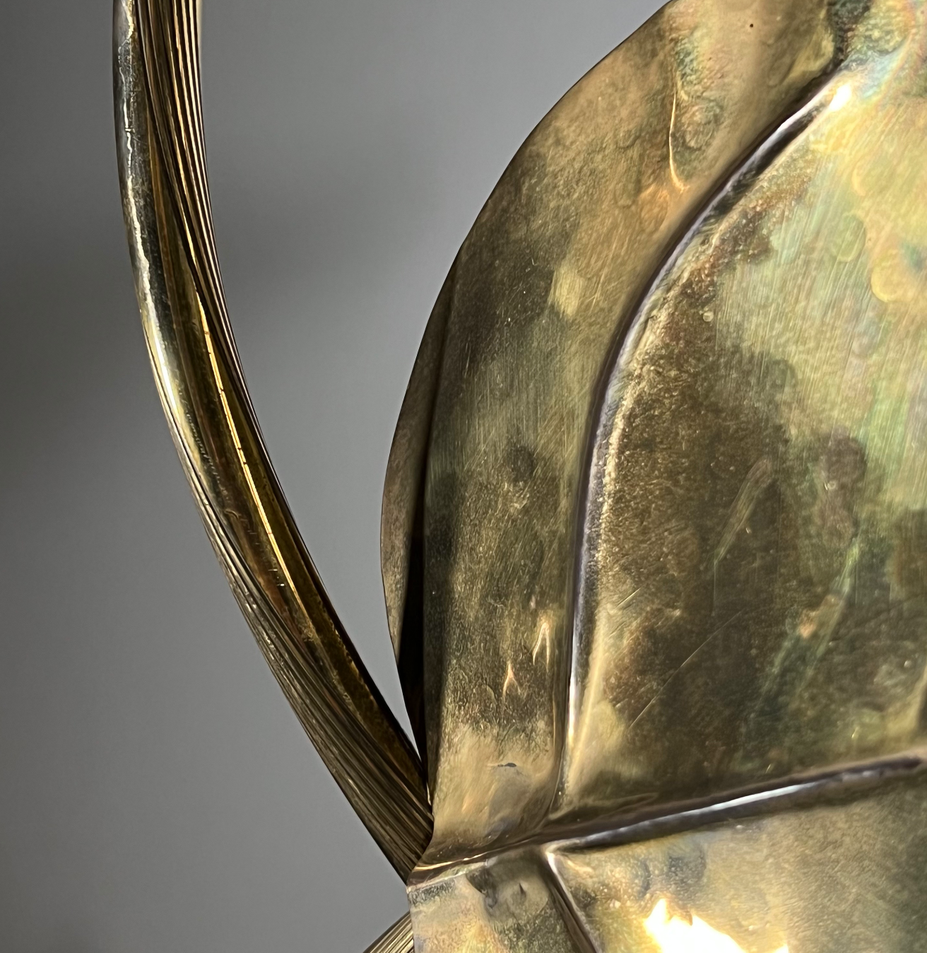 Lampadaire 3 feuilles, années 70