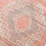 3x12 Pale Red & Brown Vintage Runner Rug, 82x336Cm