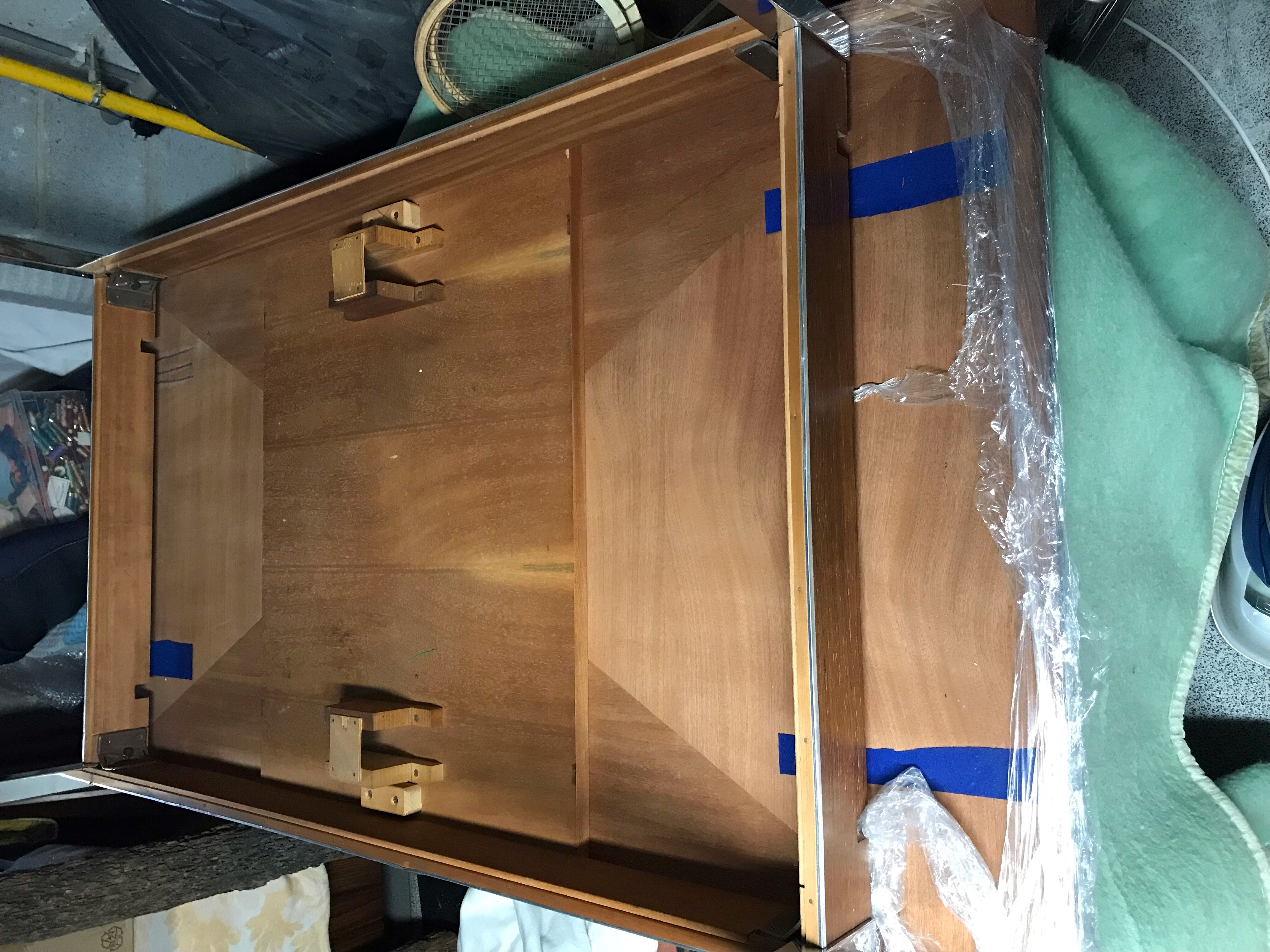 Table à manger extensible en bois de rose par Alfred Hendrickx, Belgique années 1950