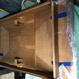 Table à manger extensible en bois de rose par Alfred Hendrickx, Belgique années 1950