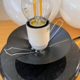 Lampes champignon verre et marbre