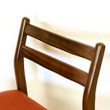 4 Scandinavian teak chairs 1960