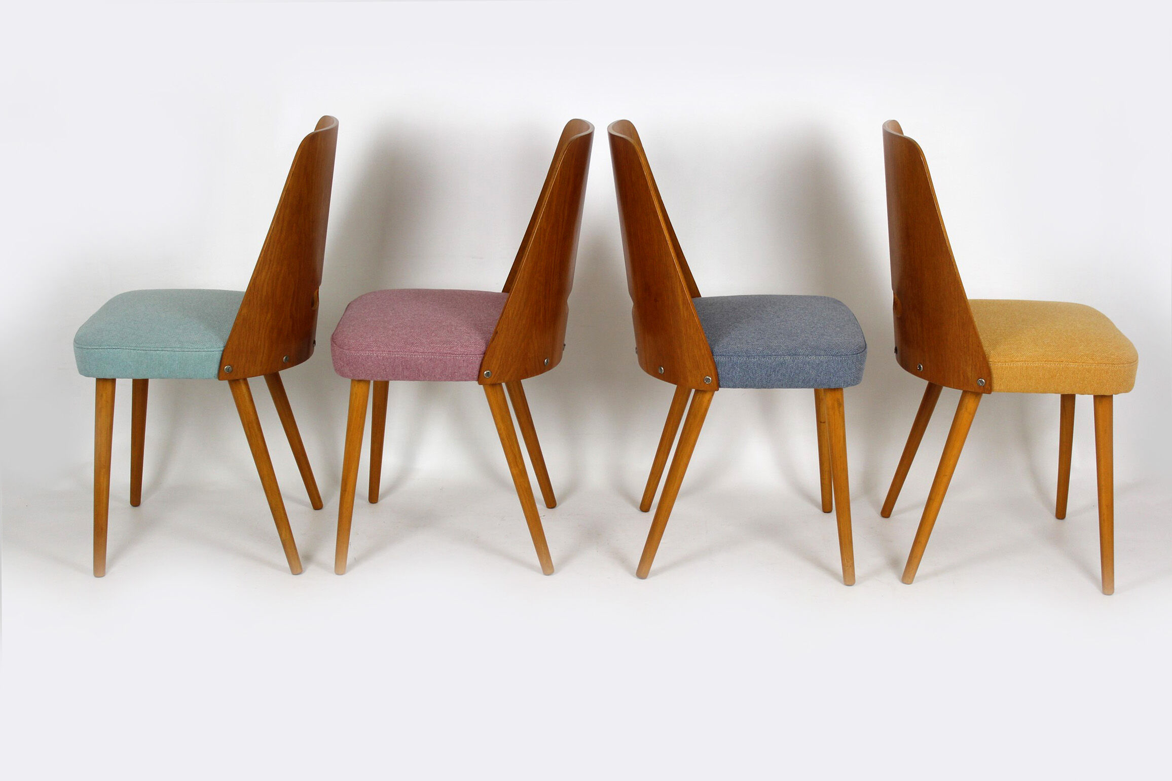 Mid-Century Chairs from ONV Pisek, 1963, Set of 4