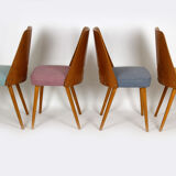 Mid-Century Chairs from ONV Pisek, 1963, Set of 4