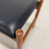 Vintage Danish Teak Footstool By Hugo Frandsen For Spøttrup, 1960s.