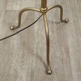 Golden tripod floor lamp