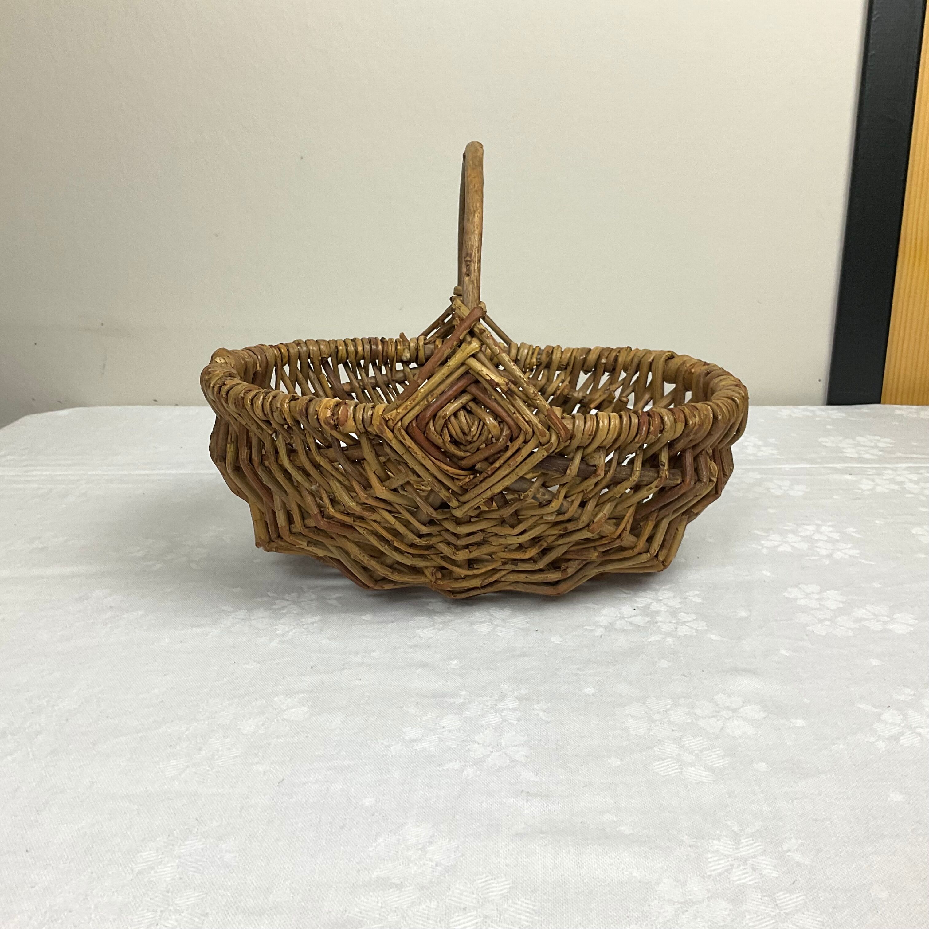 Old small wicker basket